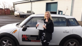 Last driving test of 2013 well done Laura on pass first time just like your mum did many years ago<br />
<br />
Comments from Laura A big thank you for helping me pass first time Mark is an excellent instructor I would highly recommend him to anyone